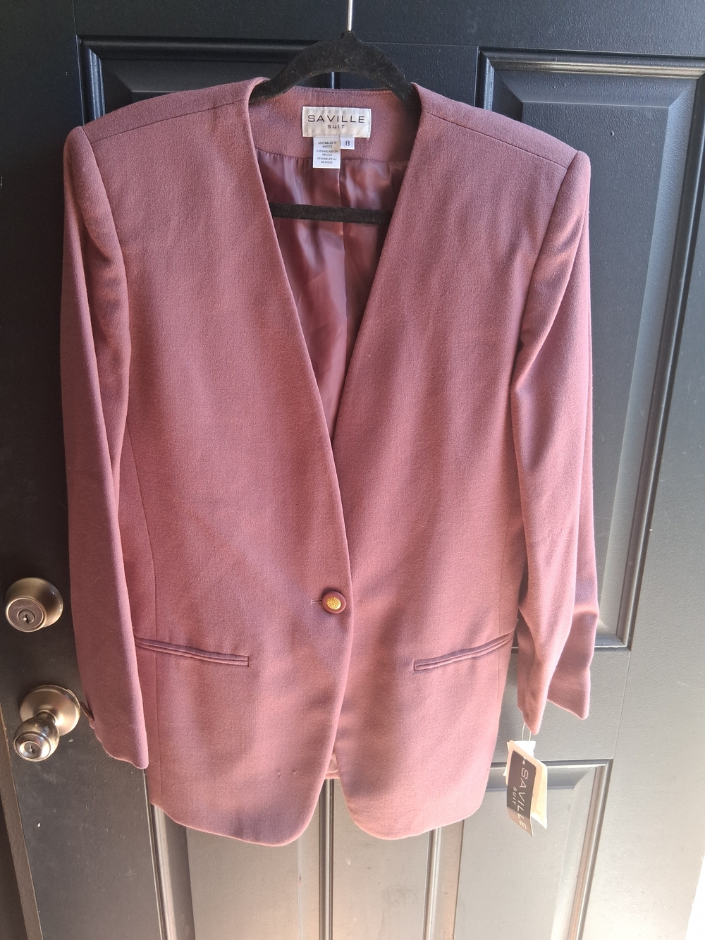 Women's Dusty Rose Blazer Jacket